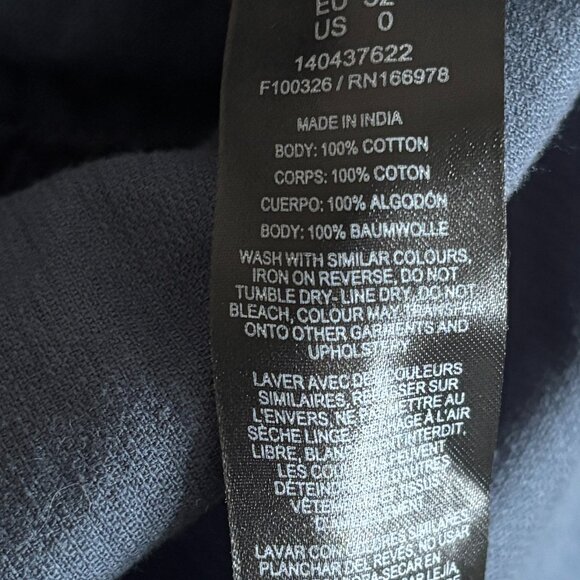 Reclaimed Vintage • navy corduroy pleated skirt - Picture 15 of 15